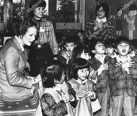 Margaret Thatcher Children Sing Christmas Carol Editorial Stock Photo ...