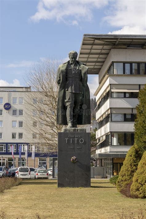 Statue Dedicated To Josip Broz Tito in the Center of Velenje, a Monument from the Time of ...