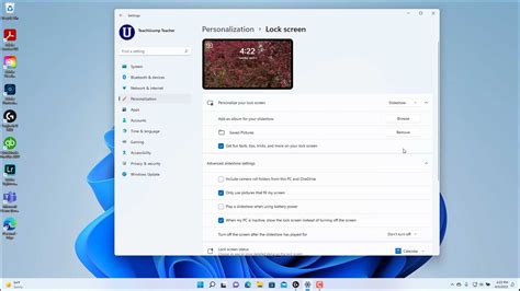 Lock Screen Settings in Windows 11- Instructions - TeachUcomp, Inc.