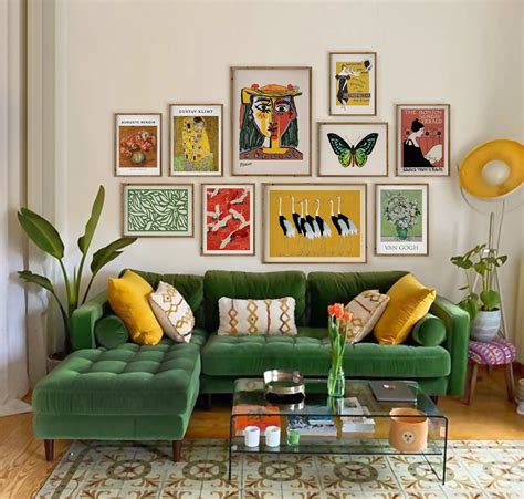 Gallery Wall Set Eclectic Decor Eclectic Wall Art Gallery - Etsy | Home interior design ...