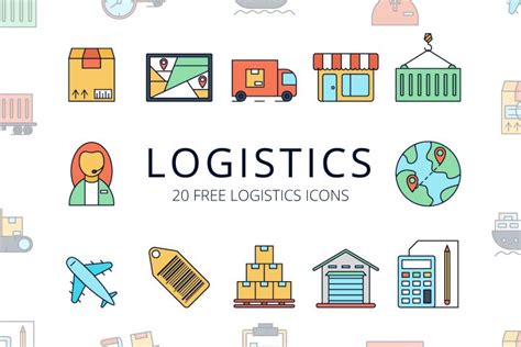 Logistics Vector Free Icon Set | Free Download Nude Photo Gallery