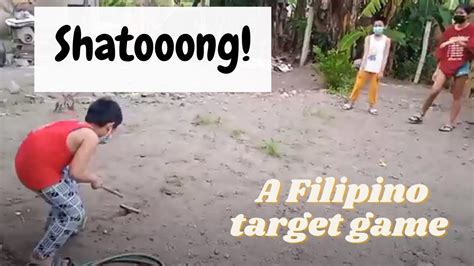 Shatong: A Filipino target game - YouTube