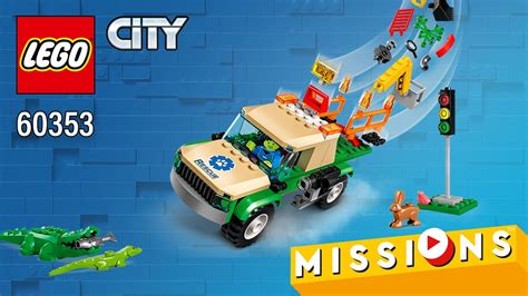 LEGO City 2022 Wild Animal Rescue Missions 60353 Build, 49% OFF