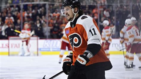 Travis Konecny scores short-handed goal as Philadelphia Flyers top the Calgary Flames 3-2 ...