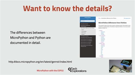 MicroPython with the ESP32 guide series: MicroPython vs CPython