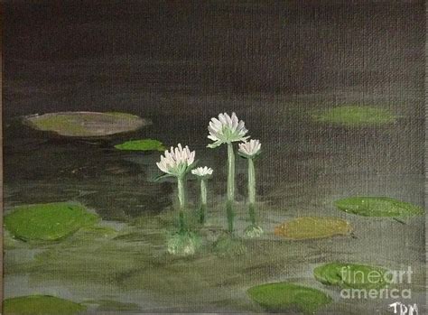 Lily Pad Pond Painting by Mesa Teresita