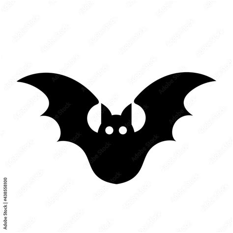 cartoon bat scary vector illustration halloween. Stock Vector | Adobe Stock