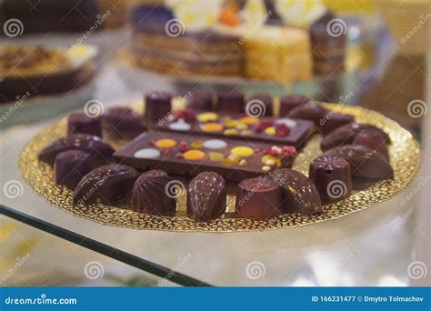 Delicious Chocolate Candy on Display Stock Image - Image of cupcake, bakery: 166231477