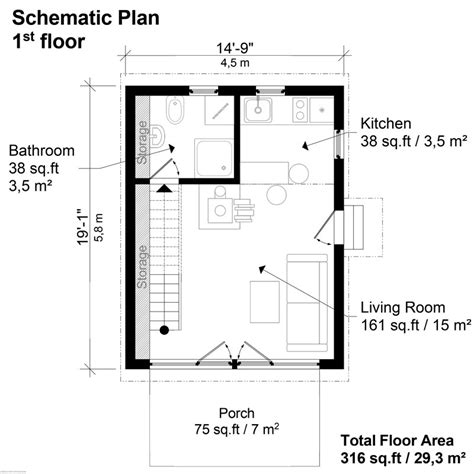 Small Saltbox House Plans