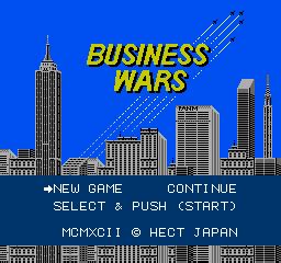 Business Wars (NES) by Hector/Axes Art Amuse, MCMXCII | superfamicom.org