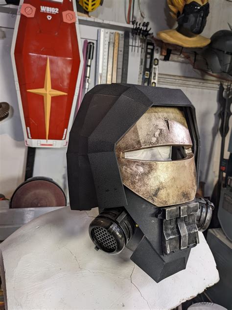 I make the Pyke Syndicate guard helmet from the book of Boba Fett : r/OdinMakes