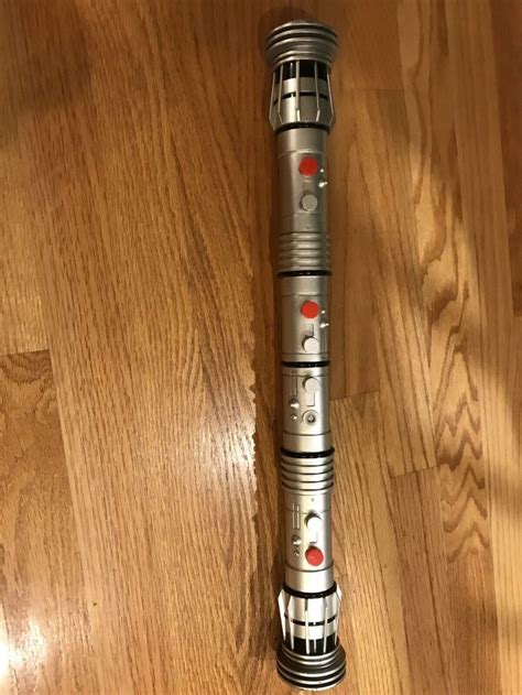 Star Wars Darth Maul Double Sided Lightsaber Toy 63 2011 Hasbro Red. Ships Fast - Lightsaber # ...