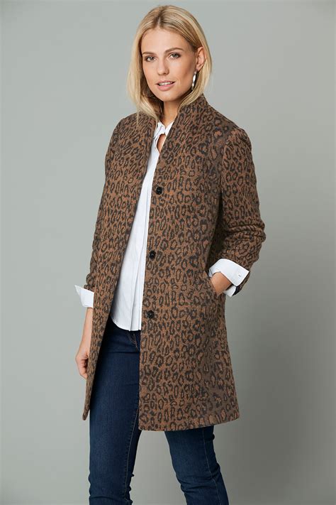 Leopard Print Coat