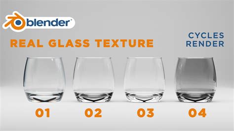 Real Glass Texture Blender Tutorial (Quick Blender Tips) - Wenbo Zhao