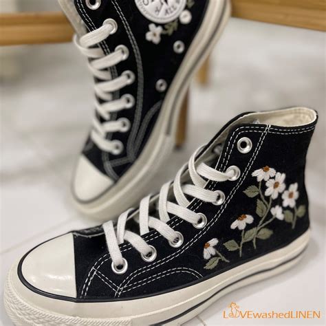 Custom Embroidered Converse High Tops/ Custom Converse Chuck - Etsy