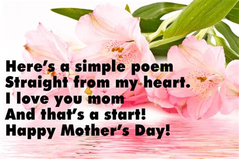 Short Mother's Day Poems » Mother's Day » Surfnetkids