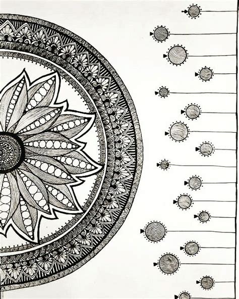 Half circle | Mandala design pattern, Designs to draw, Mandala wallpaper