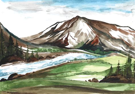 Discover more than 142 mountain landscape drawing - vietkidsiq.edu.vn