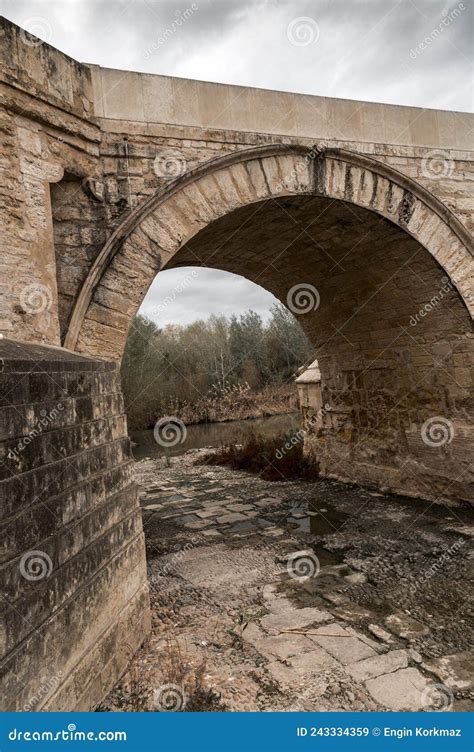 The Roman Bridge and the Calahorra Tower in Cordoba, Spain Stock Image - Image of mezquita ...