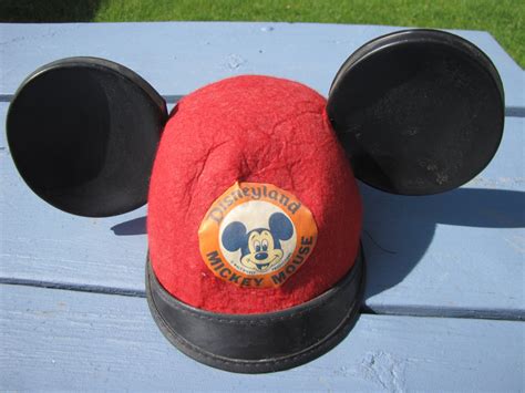 Vintage Rare Early Disneyland Mickey Mouse Ears Hat