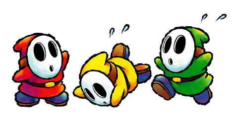 Shyguys of different colors!~ | Shy guy, Mario art, Super mario art