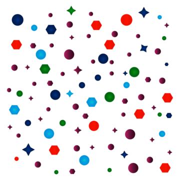Colorful Dots Round Polka Pattern Autism For Kids Books Fabric Clothes Transparent Background ...