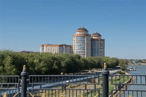 Atyrau, Kazakhstan. Tourist attractions of the former Guryev city.