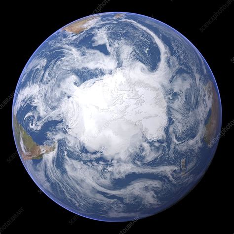 Antarctica, satellite image - Stock Image - C001/9024 - Science Photo ...