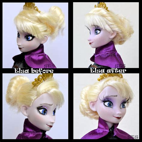 ooak coronation elsa's new hair style. by verirrtesIrrlicht on DeviantArt