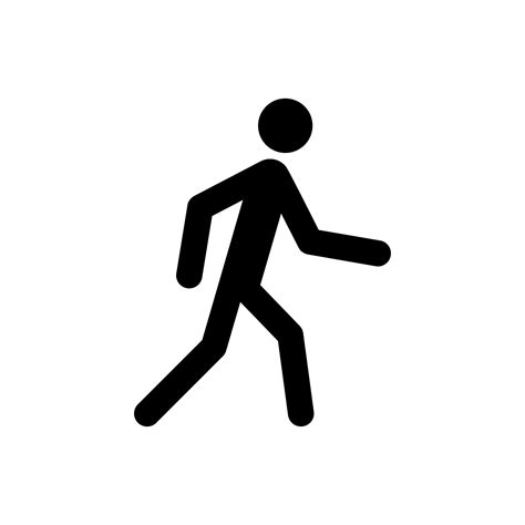 Stick Man Walking Vector Art, Icons, and Graphics for Free Download