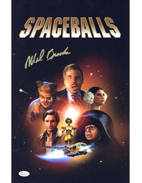 Mel Brooks signed 11×17 Poster Director Spaceballs - csrcollectibles.com