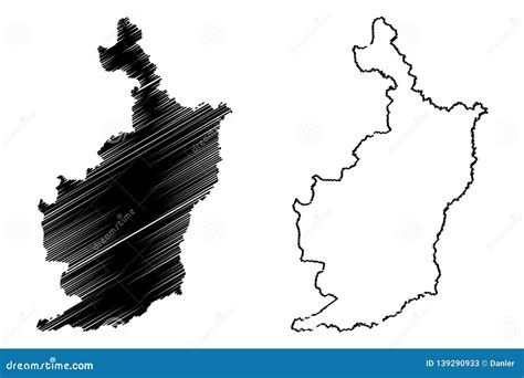 Buriram Province Map Vector Stock Vector - Illustration of isolated, drawing: 139290933