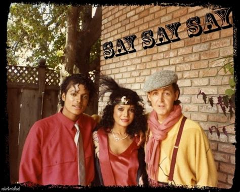 (Michael Jackson/Paul Mccartney) SAY SAY SAY