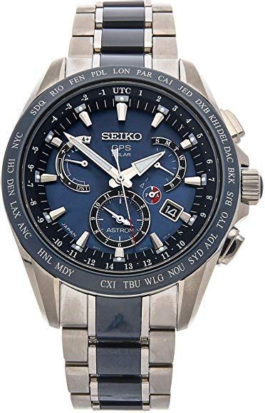 Seiko Astron GPS Solar Quartz (Battery) Blue Dial Mens Watch SSE043 (Certified Pre-Owned ...