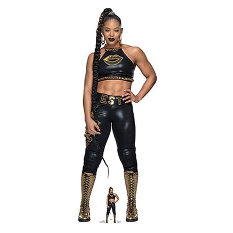 Bianca Belair Black Outfit EST WWE Lifesize Cardboard Cutout 176cm ...