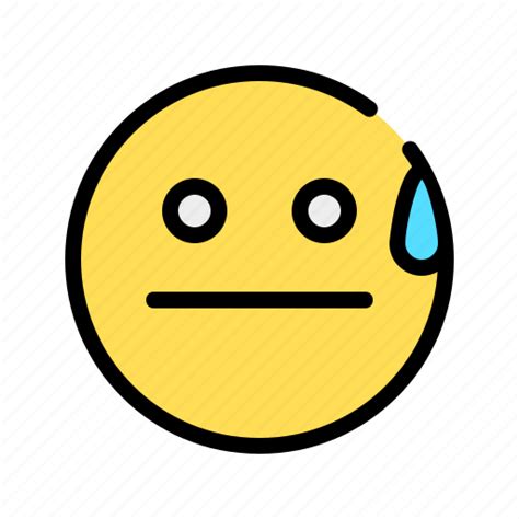 Awkward, oops, drop, emoji, expression, face, emoticon icon - Download on Iconfinder