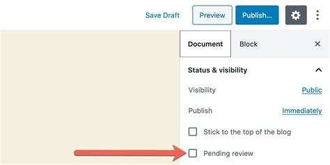 What is Pending Review Status in WordPress? - PublishPress