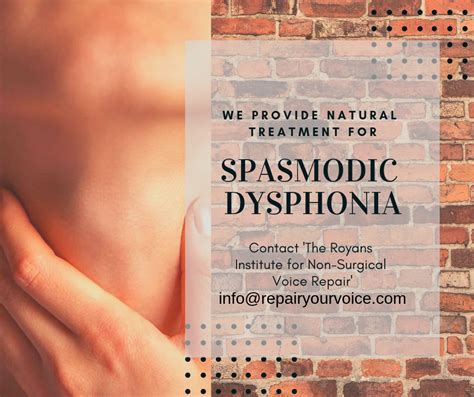 Is it possible to treat spasmodic dysphonia.., Without Botox? Yes, it ...