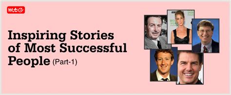 Inspiring Stories of Most Successful People (Part-1)