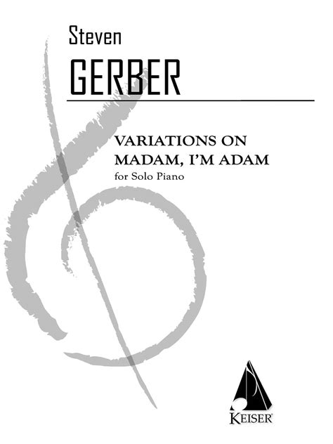 Variations on Madam I'm Adam for Solo Piano - Willis Music Store