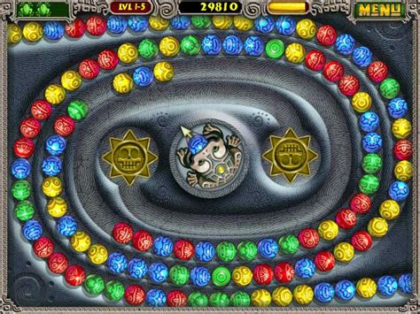 Screenshot of Zuma Deluxe (Windows, 2003) - MobyGames