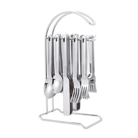 Supreme Stainless Steel 20pc Cutlery Set on Stand