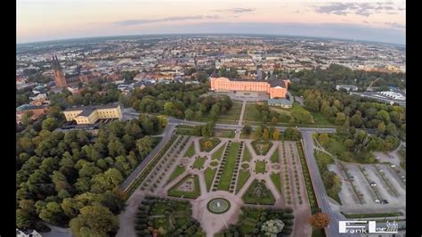 Uppsala Castle and Botaniska Trädgård in birdview - YouTube