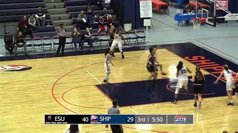 ESU Women's Basketball at Shippensburg Highlights - 1/5/19 - YouTube