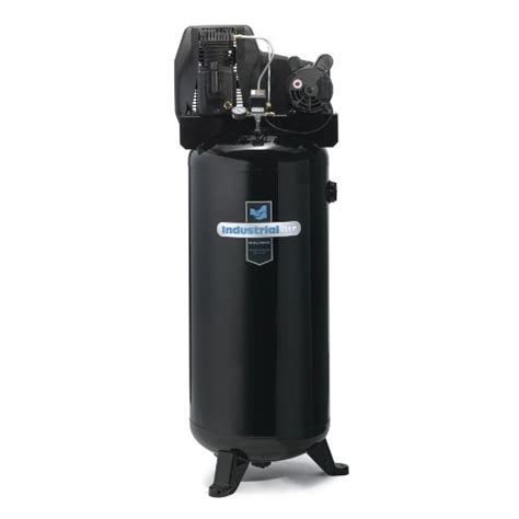 Industrial Air ILA3606056 60-Gallon Hi-Flo Single Stage Cast Iron Twin Cylinder Air Compressor ...