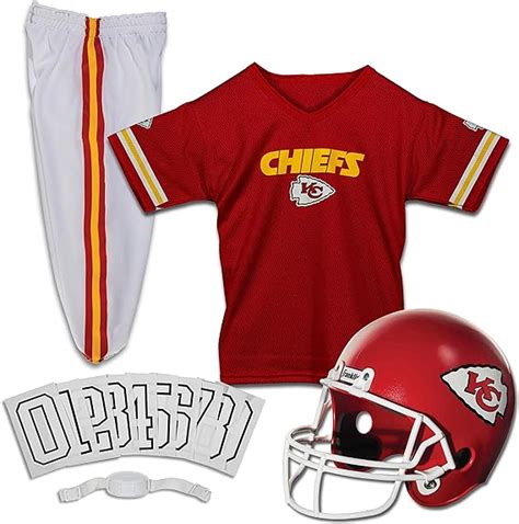 Franklin Sports Kansas City Chiefs Kids Football Uniform Set - NFL ...