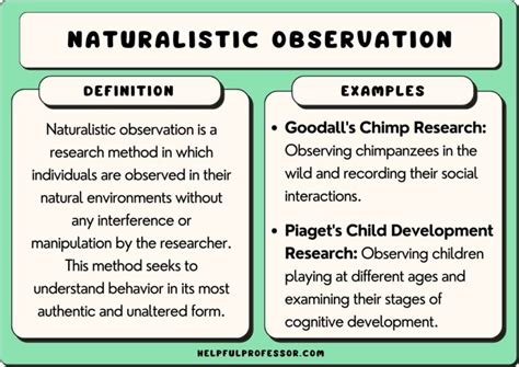 21 Naturalistic Observation Examples (2024)