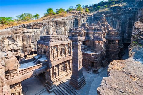 The Kailasa or Kailash Temple is the largest rock cut Hindu temple at ...