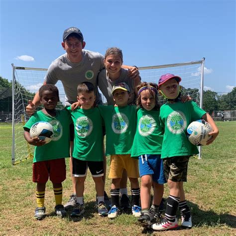 Brooklyn Summer Soccer camp group photo