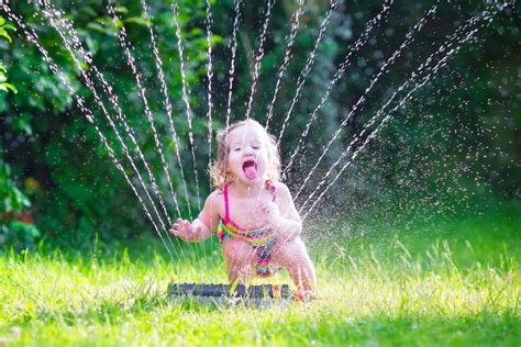 No Room for a Pool? Get a Sprinkler for Your Kids This Summer